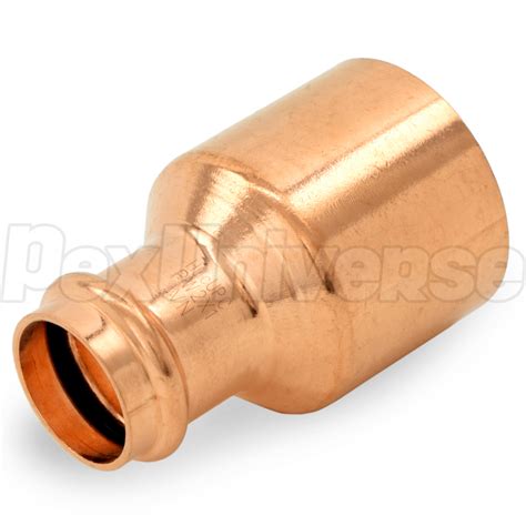 2 FTG X 1 Press Copper Reducer Fitting PexUniverse