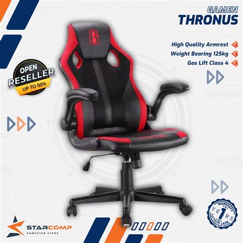 Jual Gaming Chair Gamen Thronus Kursi Gaming Gamen Thronus Shopee