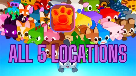 5 NEW SHINY RELIC LOCATIONS IN THE NEW UPDATE PET SIMULATOR 99 YouTube