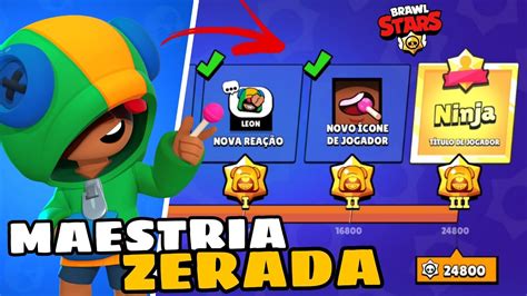 ZEREI a MAESTRIA do LEON no COMBATE SOLITÁRIO Brawl Stars YouTube