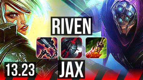 RIVEN Vs JAX TOP 9 1 7 1 8M Mastery 500 Games Dominating NA