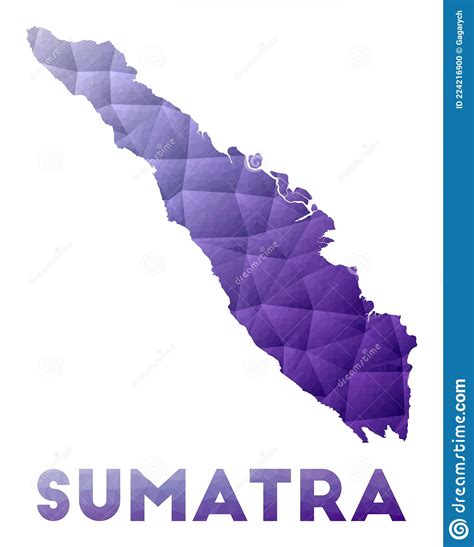 Sumatra Low Poly Logo Vector Illustration CartoonDealer 152278732