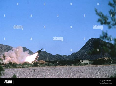 An Mim 23 Hawk Missile Is Fired By Members Of The 2nd Light Anti