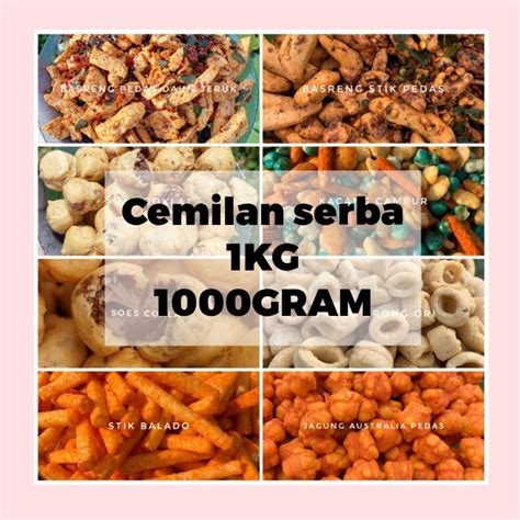 Jual Medan Aneka Cemilan Serba 1kg 1000gram Snack Jajanan Cemilan