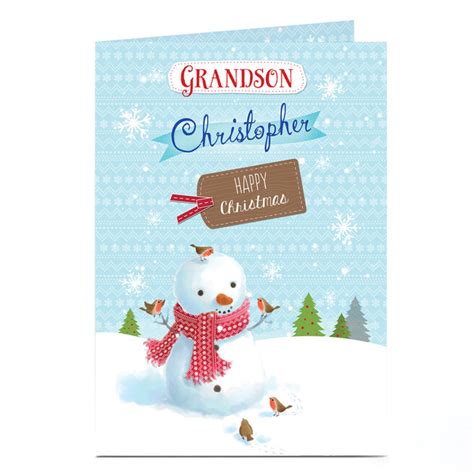 Grandson Christmas Cards - Card Factory