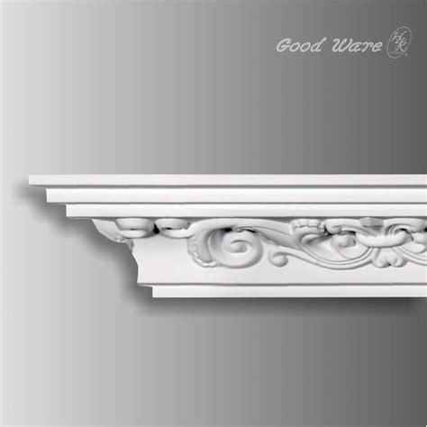 Gm Polyurethane Carved Ceiling Crown Molding Ceiling Crown