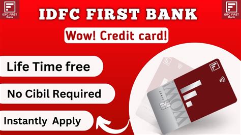 IDFC First Bank Wow Credit Card Review Apply Instantly Life Time