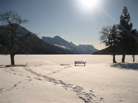 Beautiful Waterton Park in the Winter