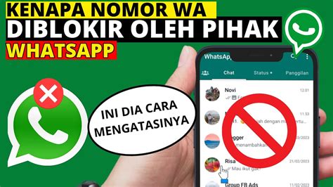 Kenapa Nomor Wa Diblokir Pihak Whatsapp Cara Mengatasinya Agar Bisa