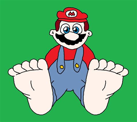 Marios Bare Feet Tease By Johnhall2019 On Deviantart