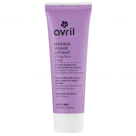 Masque Visage Liftant Bio Avril Beauté