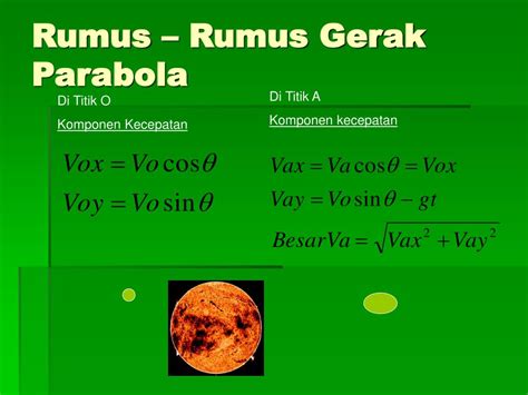 PPT - Rumus Fisika “GERAK PARABOLA” PowerPoint Presentation, free ...