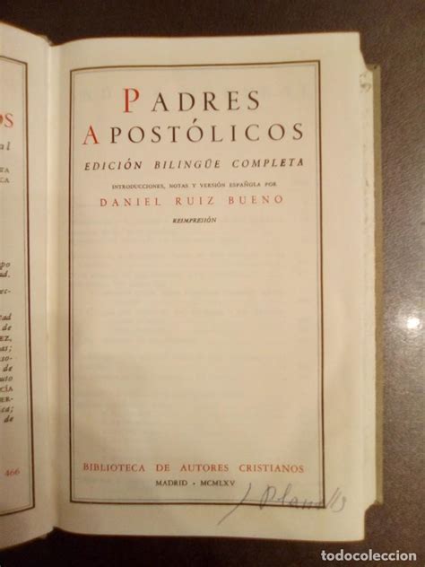 Padres Apostólicos Edición Bilingüe Completa Vendido En Venta