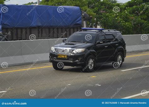 Toyota Fortuner (Indonesian Police Car) Editorial Stock Photo - Image ...