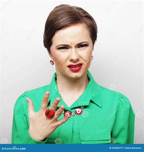 Beautiful Angry Woman Stock Image Image Of Emotion Lady 50280679