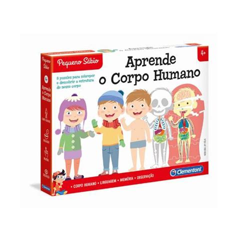 CLEMENTONI Jogo Aprende O Corpo Humano 4 Anos 706269 Em Staples Pt