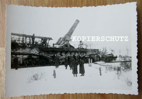 Foto Schweres Deutsches Eisenbahngesch Tz Eisenbahn Gesch Tz Artillerie