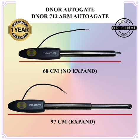 ORIGINAL DNOR Arm Autogate Full Set Shopee Malaysia