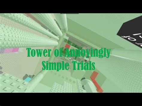 Roblox Juke S Towers Of Hell Tower Of Annoyingly Simple Trials