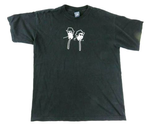 House Of Blues Blues Brothers Mens T Shirt Sz Xl Black Wwhite Logo