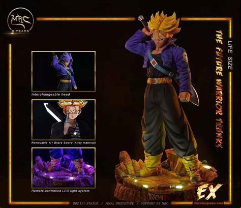 Dragon Ball Z Future Trunks Lifesize Ex Resin Statue Von Mrc