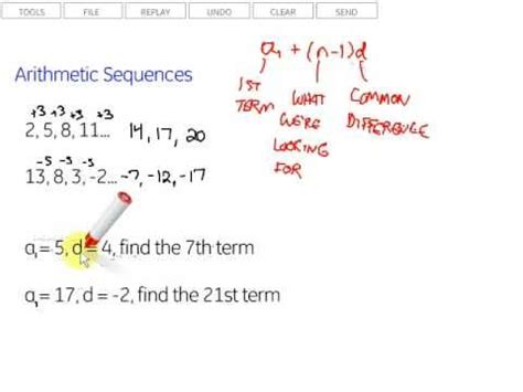 Arithmetic & Geometric Sequences - Lessons - Blendspace