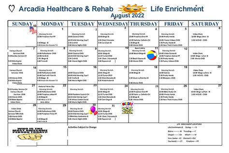 Trietsch Enrichment Center Calendar Nessy Christabella