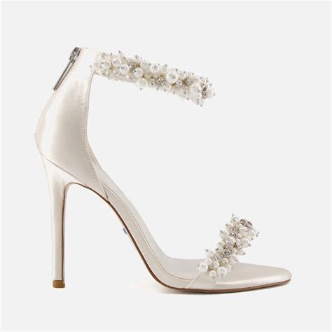 Dune Marriage Satin Heeled Sandals | Allsole