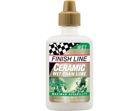 Finish Line Ceramic Wet Chain Lube Bottle 2oz Performance Bicycle