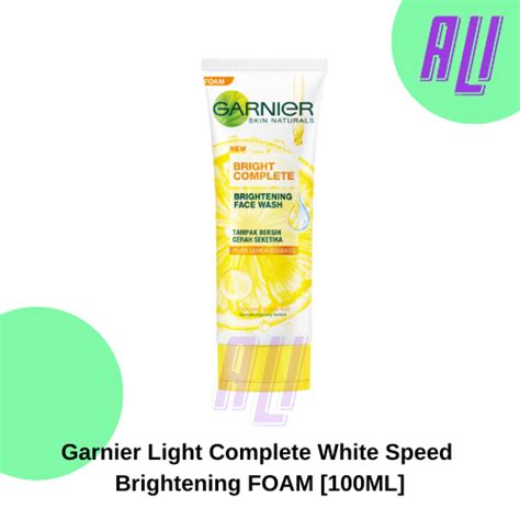 Garnier Light Complete White Speed Brightening Foam Ml Lazada