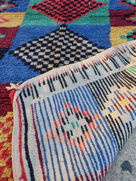 Tapis Faits Main Marocains Tapis Azilal Tapis Berb Res Tapis Etsy