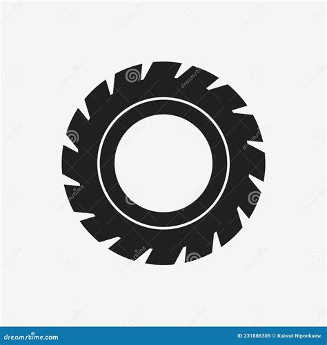 Rowel icon stock vector. Illustration of isolated, sign - 231886309