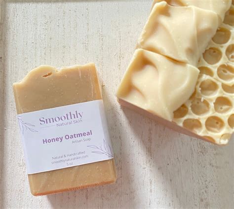 Honey Oatmeal Soap Soap Bar Smoothly Natural Skin Honey Oatmeal