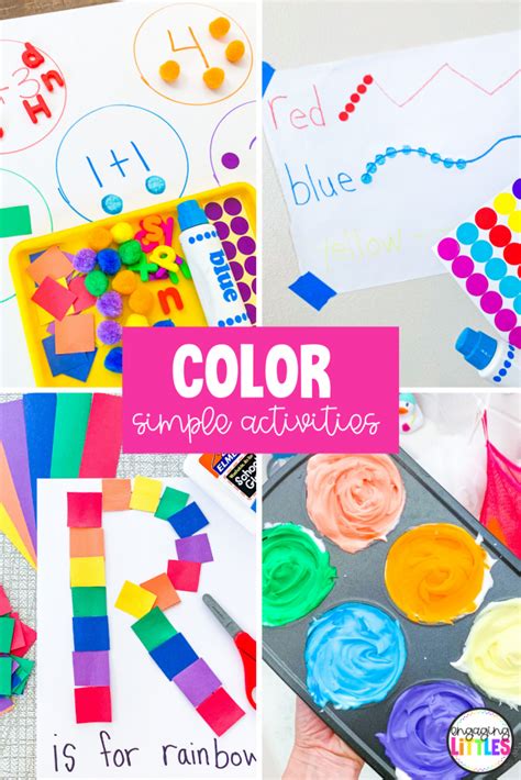 Simple Rainbow Color Activities - Engaging Littles