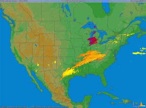 America :: Maps :: United States :: USA (Big) :: LightningMaps.org