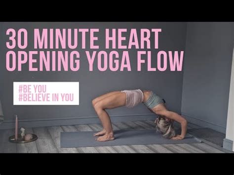 Minute Heart Opening Flow Youtube