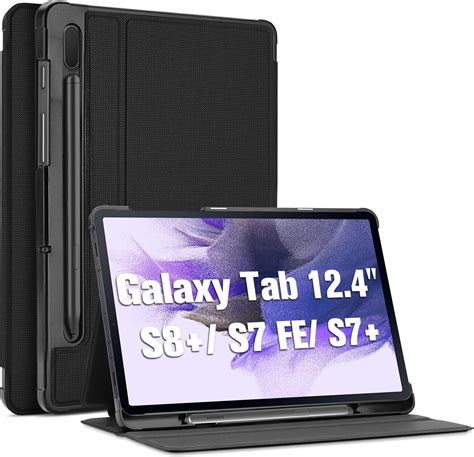 Amazon co jp ProCase Galaxy Tab S8 Plus Tab S7 FE Tab S7 Plus 12 4 保護