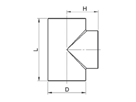 EQUAL TEE - Azeeta Pipe - Thermoplastic piping system