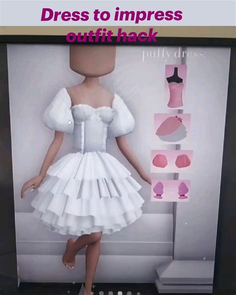 Dress to impress outfit hack in 2024 | Dress to impress, Dress, Clothes