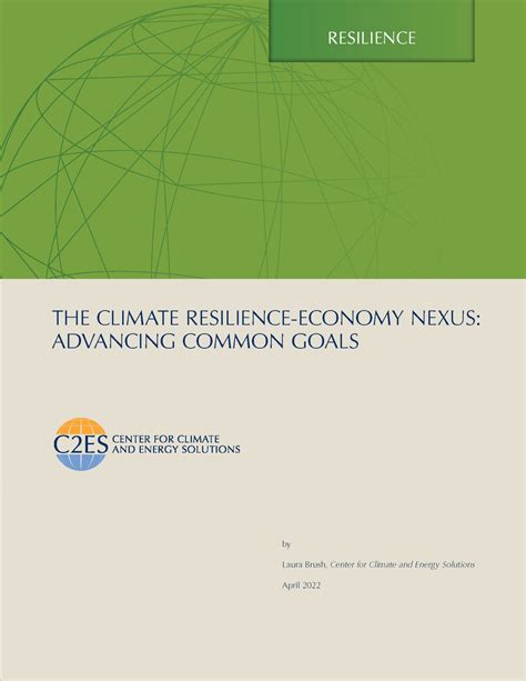 The Climate Resilience Economy Nexus Advancing Common Goals Center