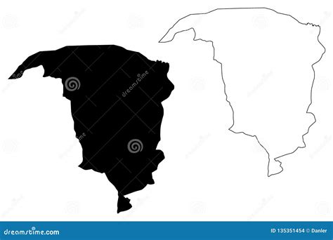 Yobe State map vector stock vector. Illustration of area - 135351454