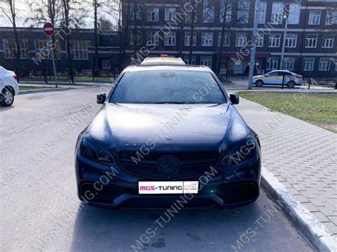 Крылья рестайлинг Mercedes E-class w212 стиль Е63 AMG | MGS-тюнинг