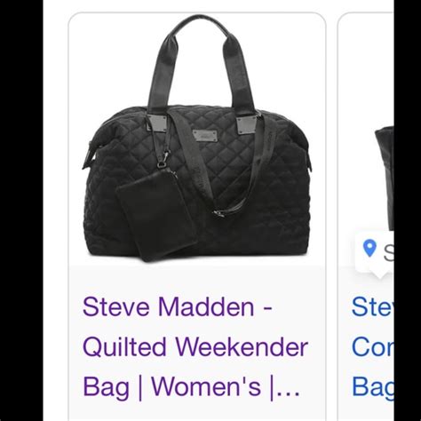 Steve Madden Bags Steve Madden Dsw Weekender Bag In Black Poshmark