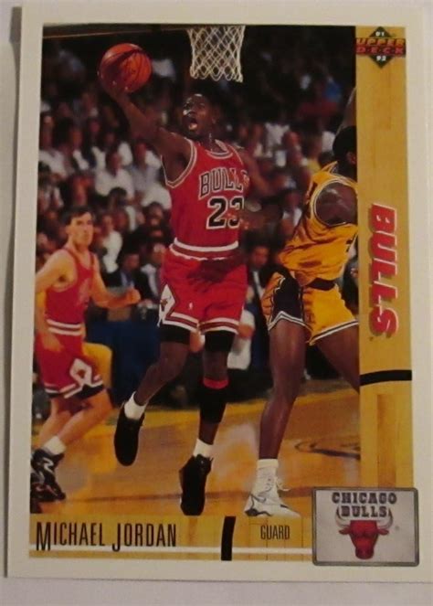 MICHAEL JORDAN 1992 UPPER DECK BASKETBALL CARD 44 CHICAGO BULLS At