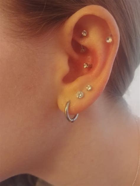 Got My Tragus And Conch Today I Only Need My Rook And I Think My