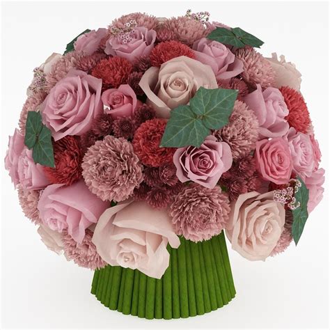 flower bouquet 3d 3ds