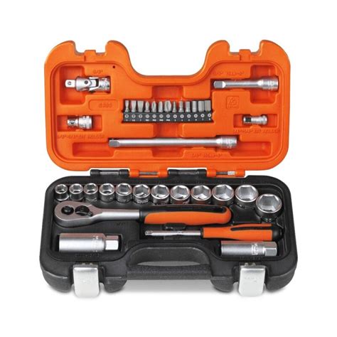 Bahco S330 34 Piece 1 4 3 8 Drive Metric Socket Set Alliance Hardware