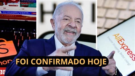 Ás Pressas Presidente Lula Brasil Compras Internacionais Foi Confirmado