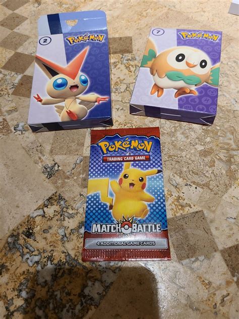 Mavin Mcdonalds Happy Meal Pokemon Match Battle Card Sets