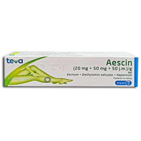 Aescin Gel 40g – Apteczka | Proton Nutrition